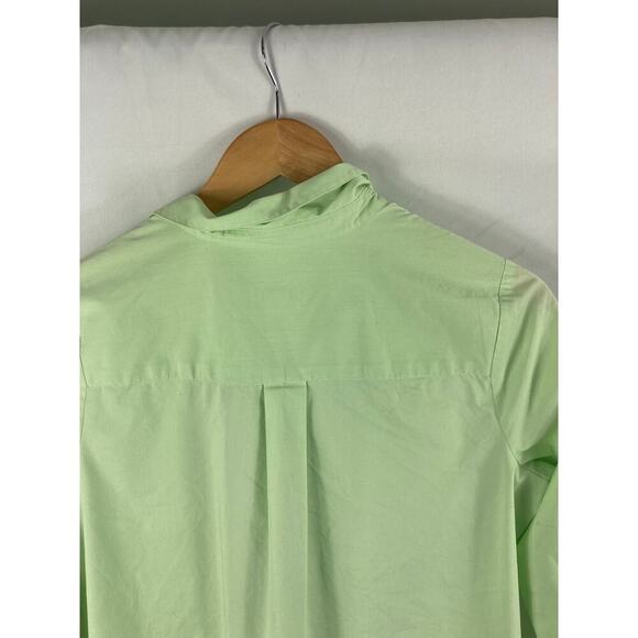 J Jill Green Button Down Shirt Size XS Missy - Picture 5 of 6